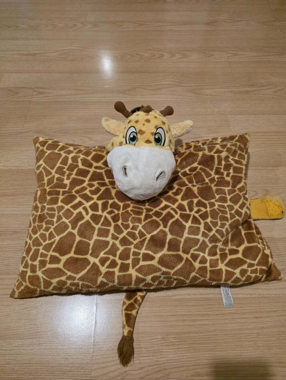 Disney Giraffe Plush Pillow in Brown and Cream